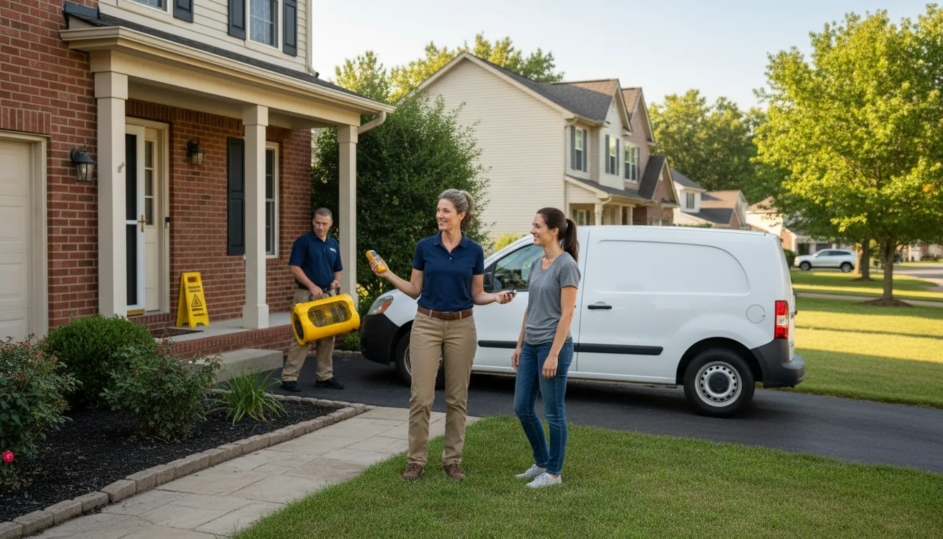 Water restoration image for Dehumidification And Cleanup Services in Lamona, WA
